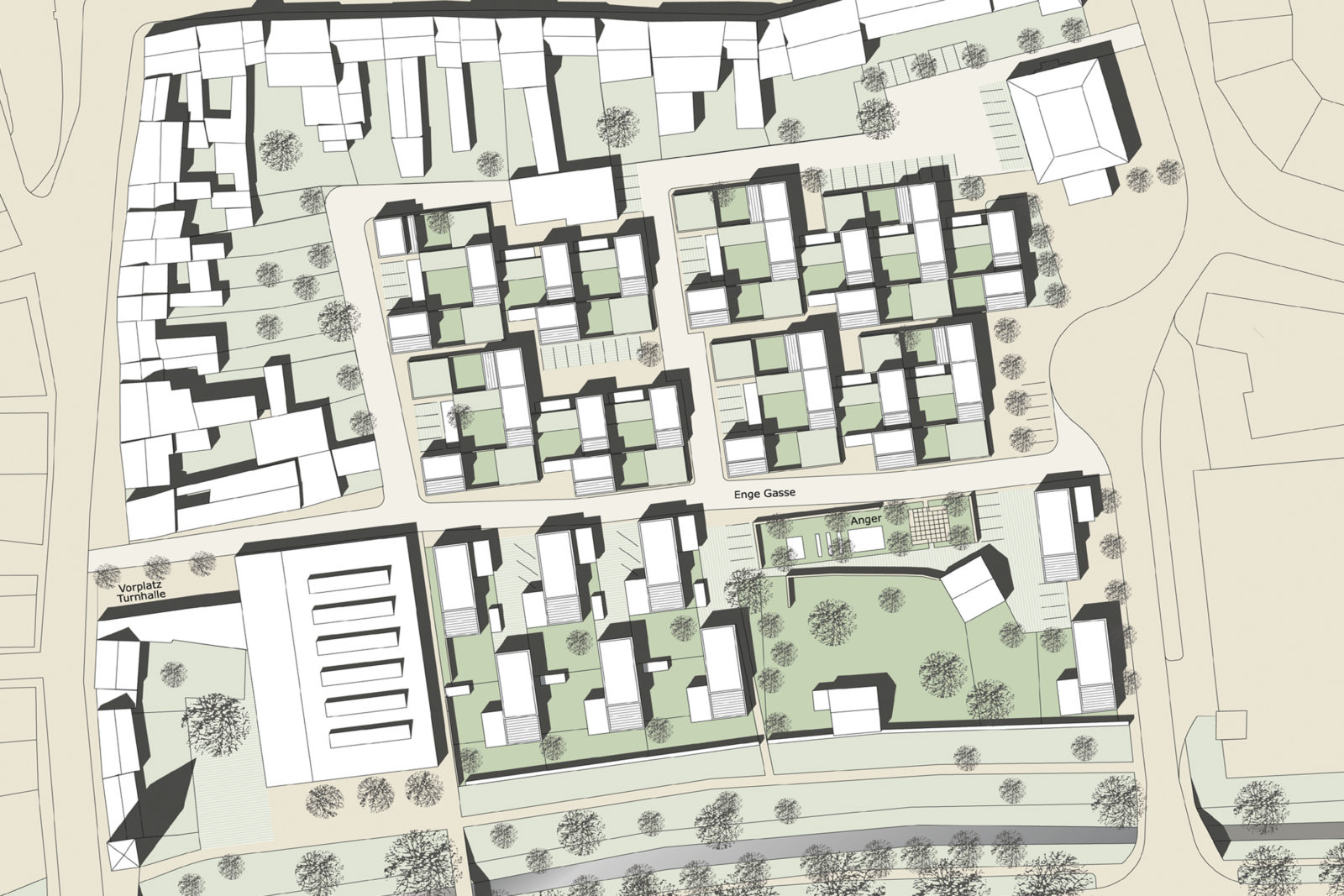 Wohnen an der Stadtmauer Bad Langensalza - Lageplan