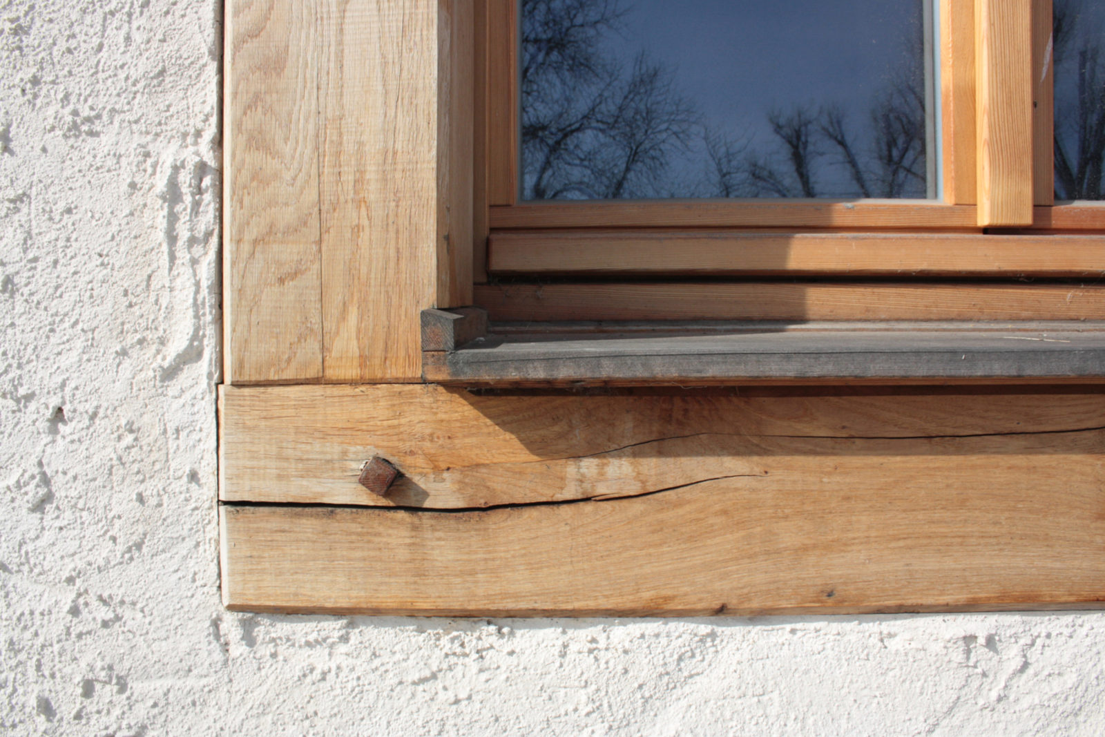 Umbau und Sanierung Baudenkmal Rentmeisterhaus in Püchau - Fensterdetail