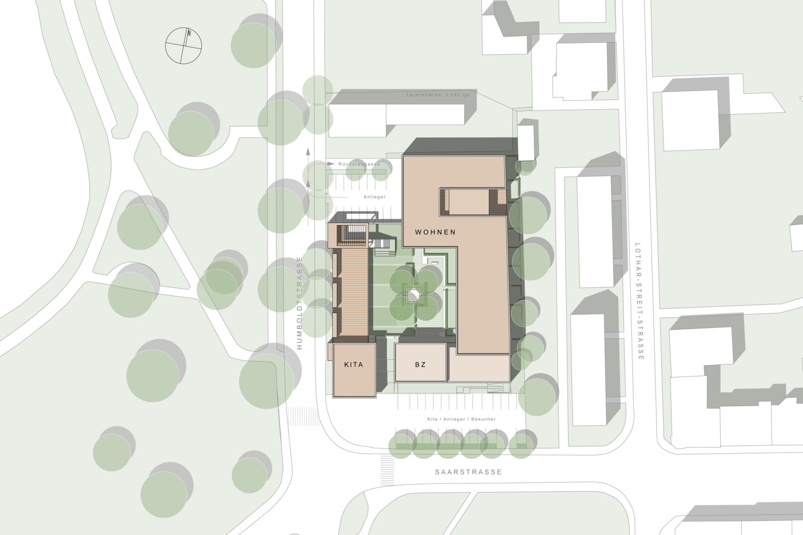 Gutachterverfahren "Quatier Grüner Hof" in Zwickau - Lageplan