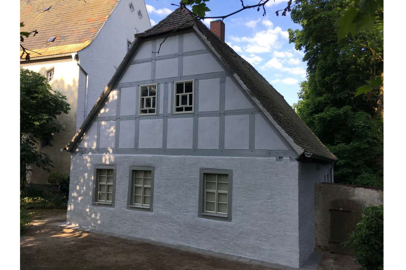 Sanierung Konfirmandenhaus Püchau - Ansicht Giebel