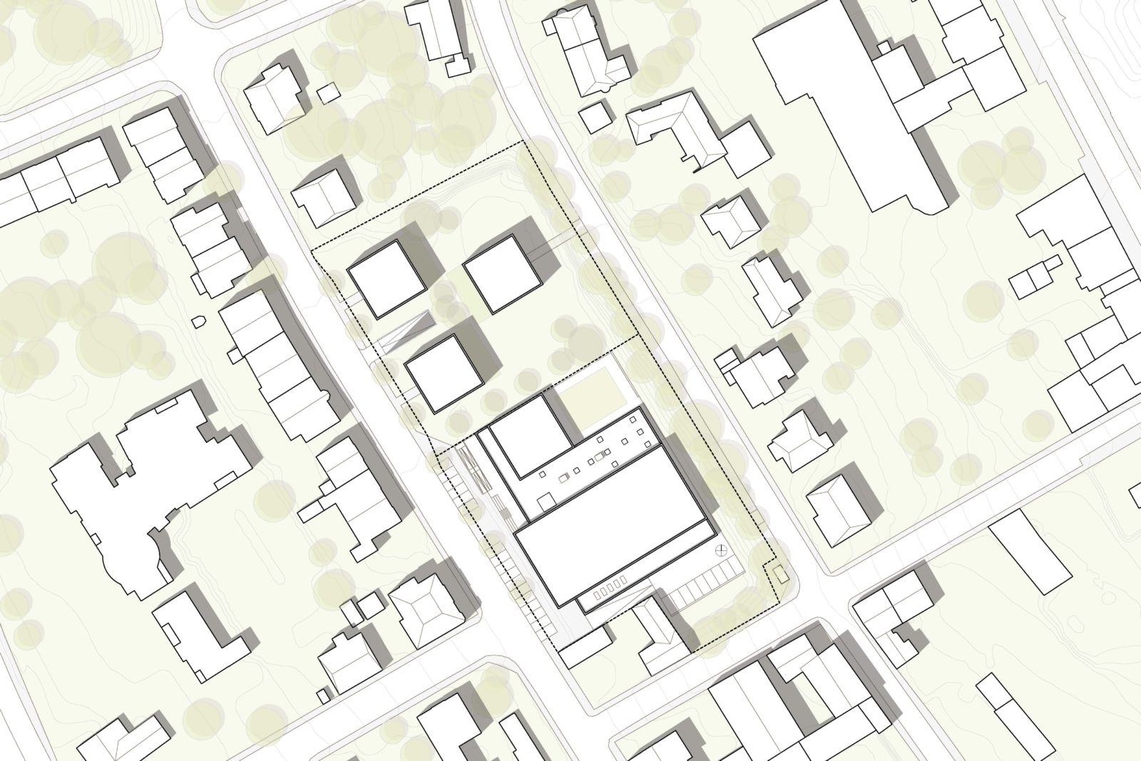 Neubau Sporthalle Pirmasens - Lageplan