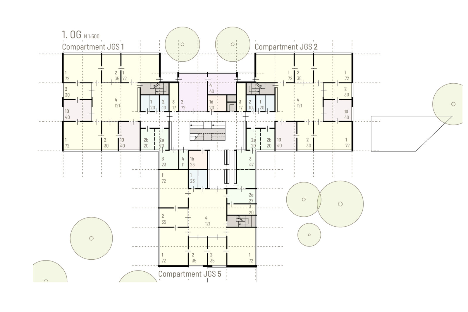 Neubau Schulcampus Rathenow - 1.OG